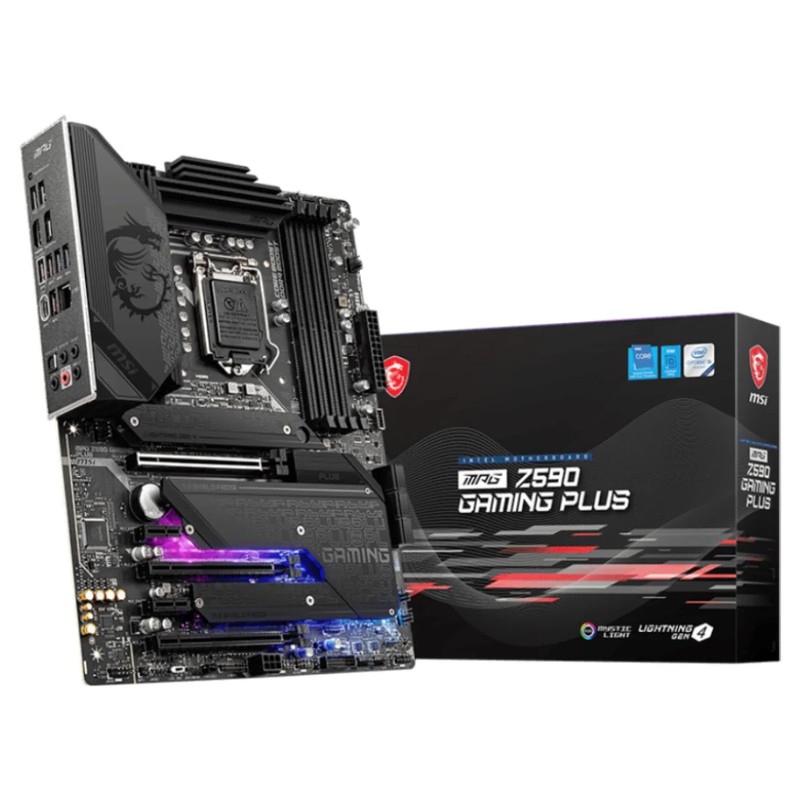 MSI MPG Z590 Gaming Plus - DDR4 LGA 1200 Intel Motherboard - اللوحة الأم